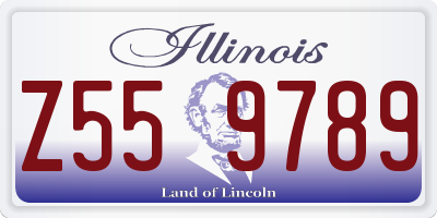 IL license plate Z559789