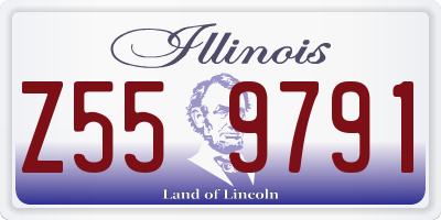 IL license plate Z559791