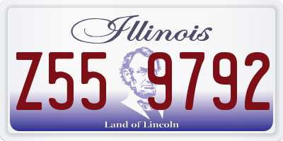 IL license plate Z559792