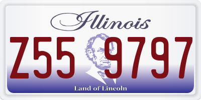 IL license plate Z559797