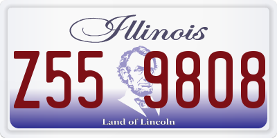 IL license plate Z559808