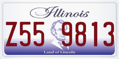 IL license plate Z559813