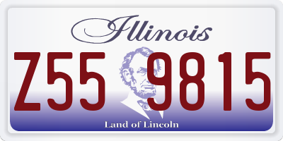 IL license plate Z559815