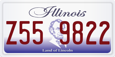 IL license plate Z559822