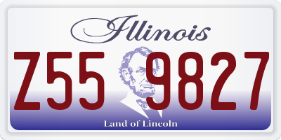 IL license plate Z559827