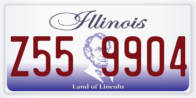IL license plate Z559904