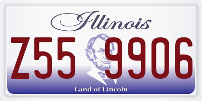 IL license plate Z559906