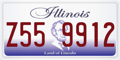 IL license plate Z559912