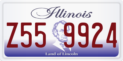 IL license plate Z559924