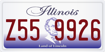 IL license plate Z559926