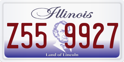 IL license plate Z559927