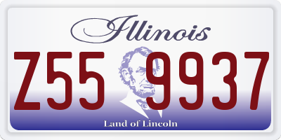 IL license plate Z559937