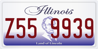 IL license plate Z559939