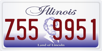 IL license plate Z559951