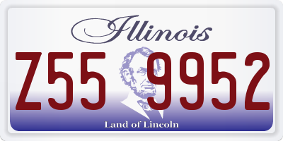 IL license plate Z559952