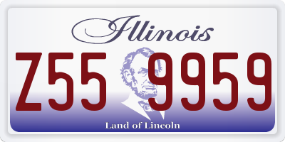 IL license plate Z559959