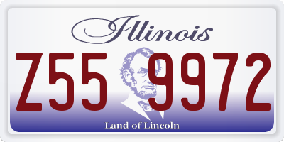 IL license plate Z559972