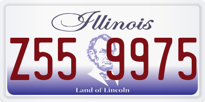 IL license plate Z559975