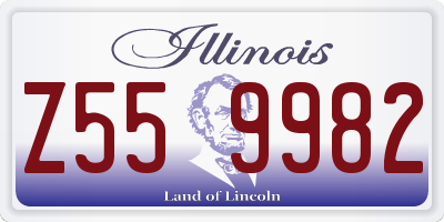 IL license plate Z559982