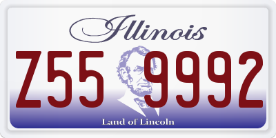 IL license plate Z559992