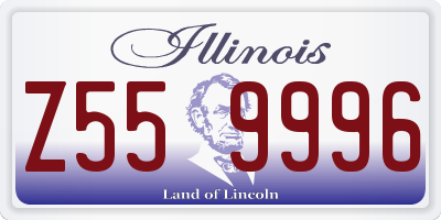 IL license plate Z559996