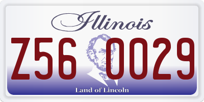 IL license plate Z560029