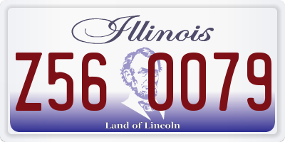 IL license plate Z560079