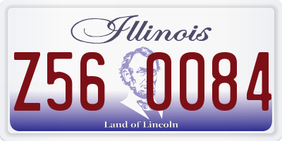 IL license plate Z560084