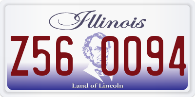 IL license plate Z560094