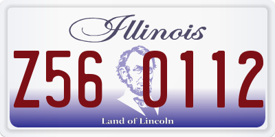 IL license plate Z560112