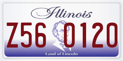 IL license plate Z560120