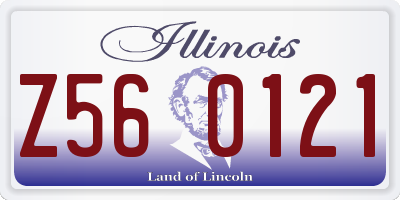 IL license plate Z560121