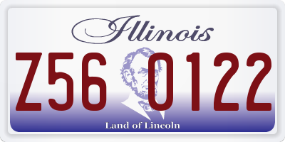 IL license plate Z560122