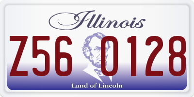 IL license plate Z560128