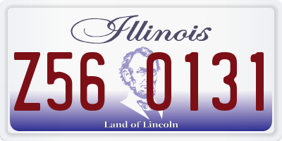 IL license plate Z560131