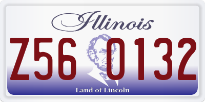 IL license plate Z560132