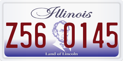 IL license plate Z560145