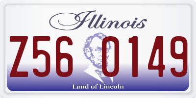IL license plate Z560149
