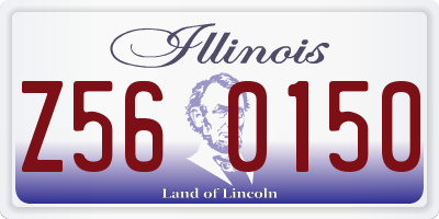 IL license plate Z560150