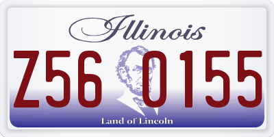 IL license plate Z560155
