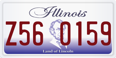 IL license plate Z560159
