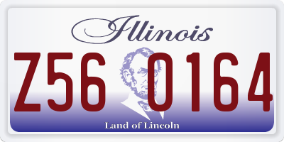 IL license plate Z560164