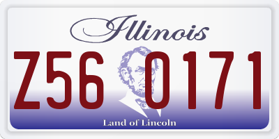 IL license plate Z560171