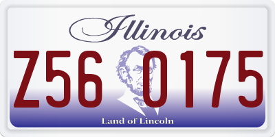 IL license plate Z560175