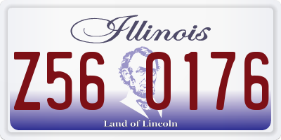 IL license plate Z560176