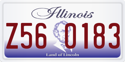 IL license plate Z560183