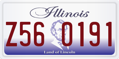IL license plate Z560191