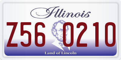IL license plate Z560210