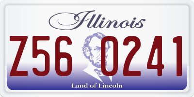 IL license plate Z560241