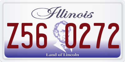 IL license plate Z560272